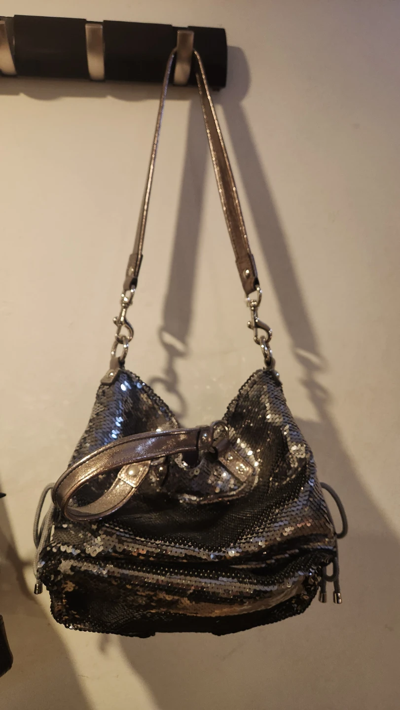 $100 Coach Sequin Shoulder Bag