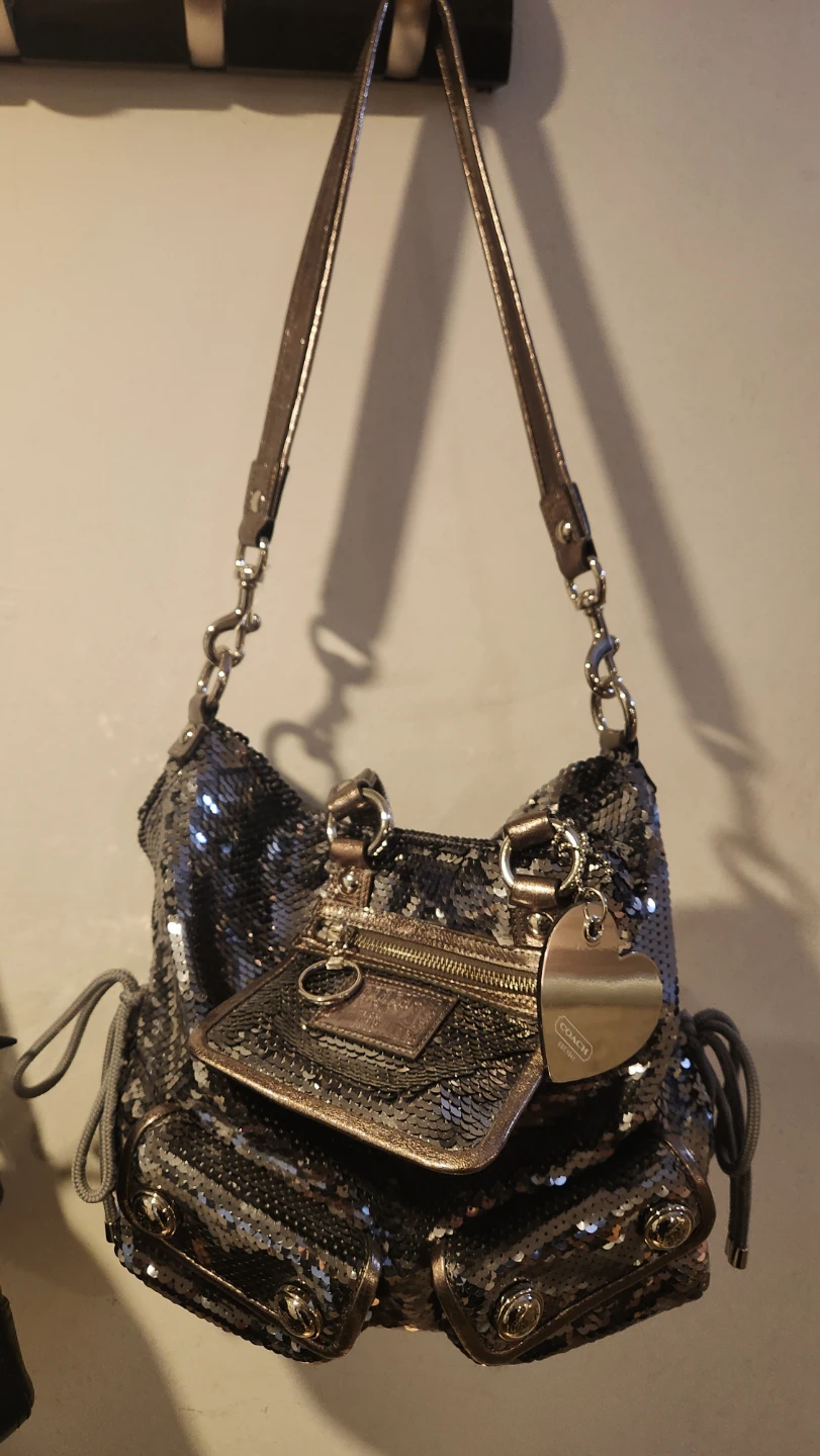 $100 Coach Sequin Shoulder Bag - photo 2