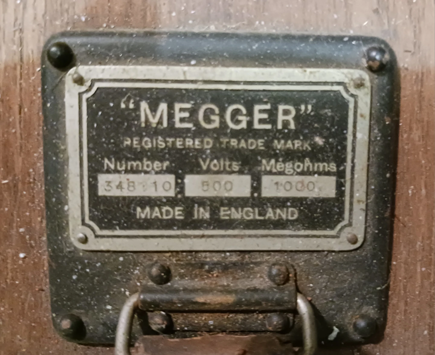 Vintage Evershed & Vignoles Megger Bridge-Megger Testing Set