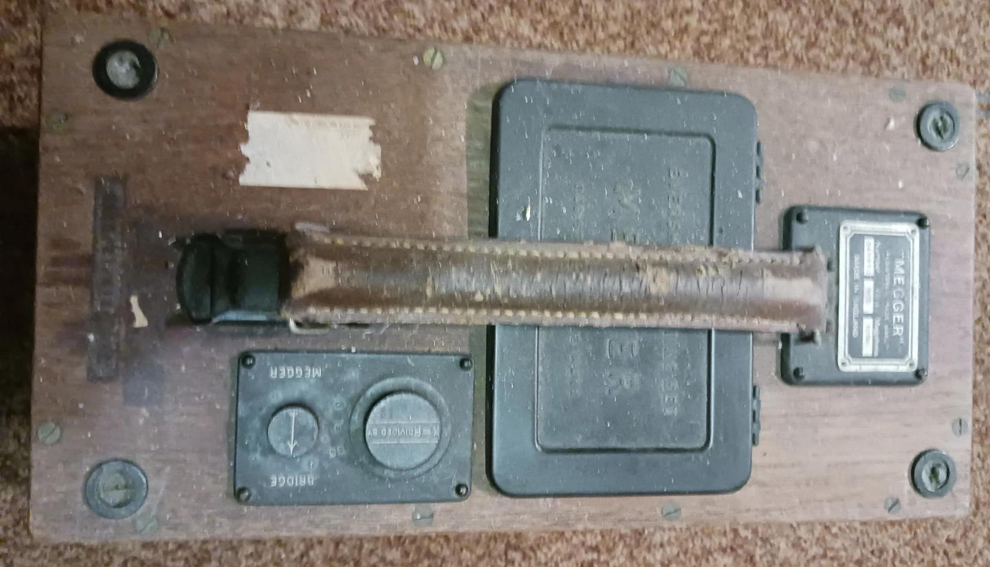 Vintage Evershed & Vignoles Megger Bridge-Megger Testing Set - photo 5