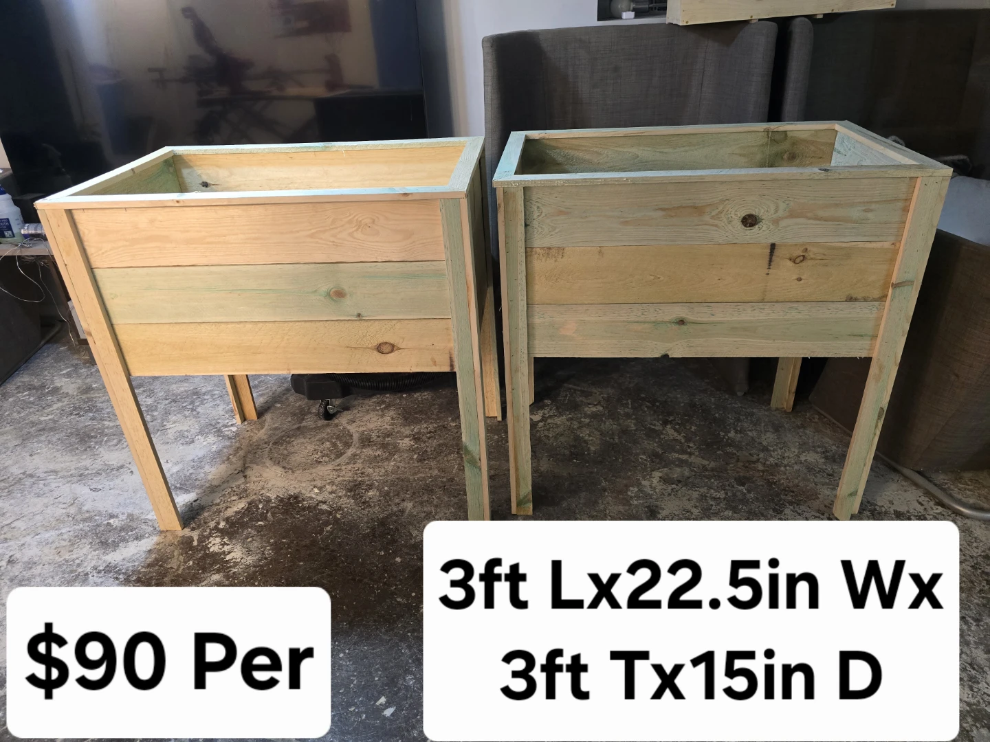 Wooden Raised Garden Bed Planter