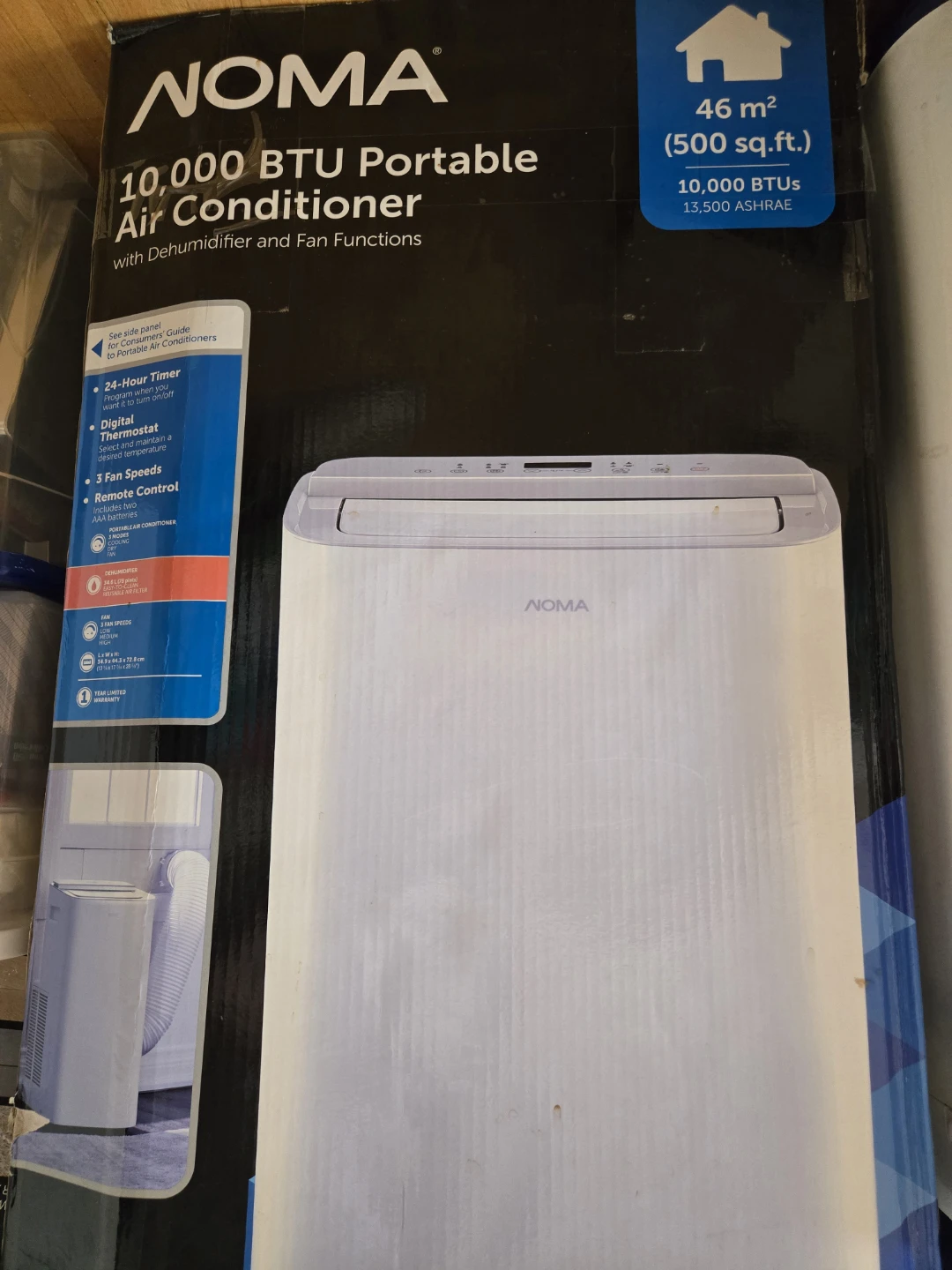 NOMA  Portable Air Conditioner with Dehumidifier