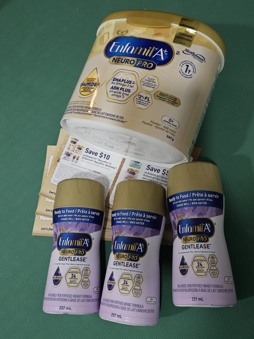 TRADE Enfamil Coupons and Gentlease Ready to Feed Formula 3