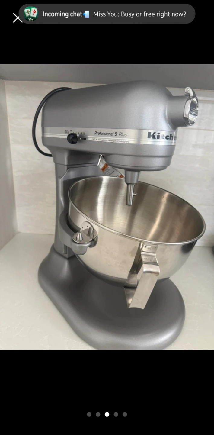 KitchenAid Professional 5 Plus Series Stand Mixer - Silver - photo 3