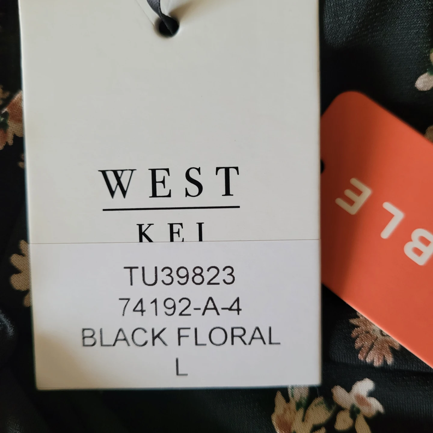 ♥️ New Floral Cami Black Large West Kei - photo 3
