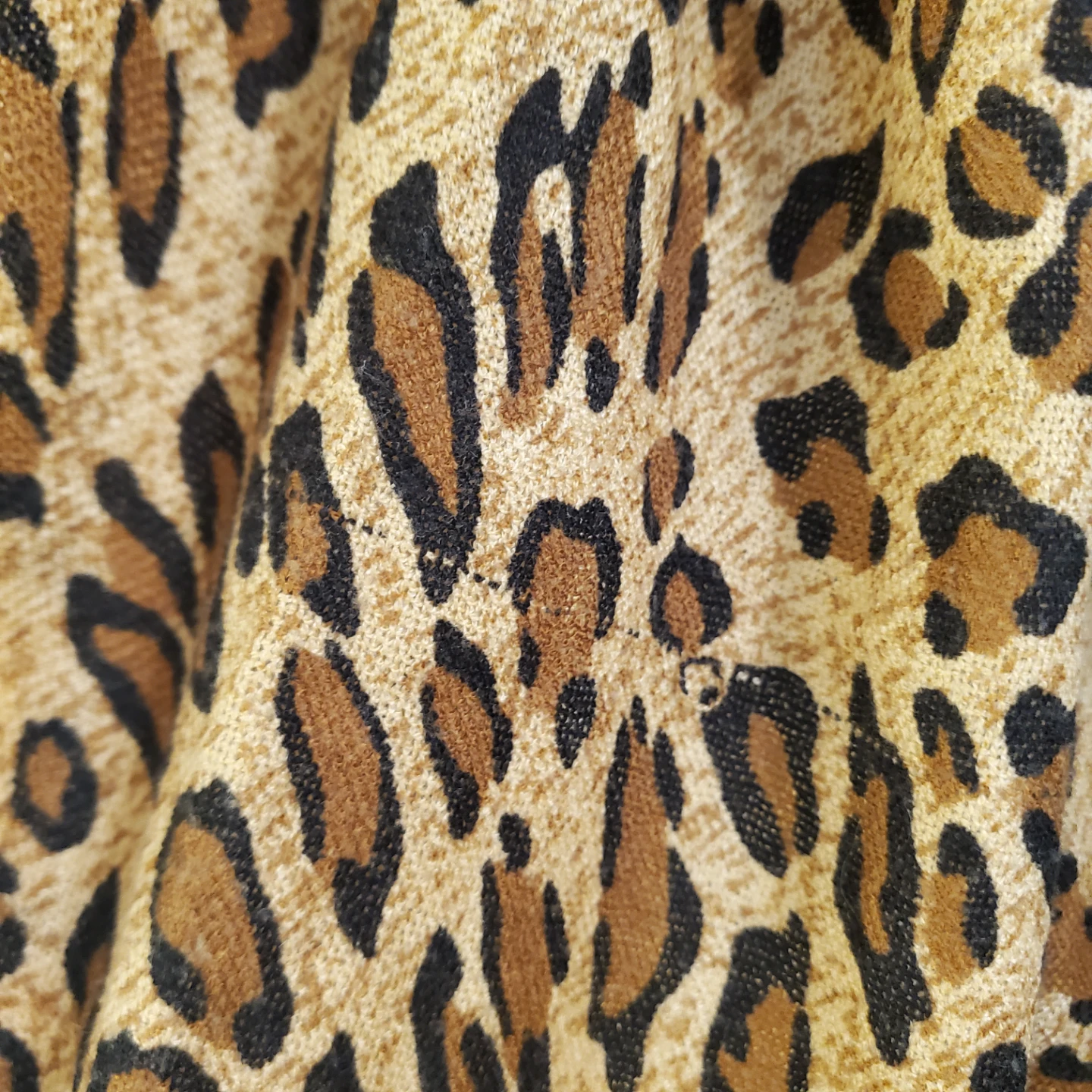 Leopard Print Scarf with Fringe - photo 4