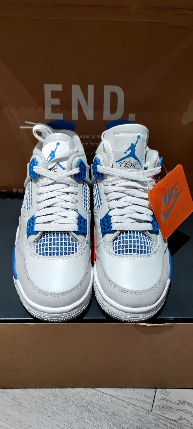 Air Jordan 4 Retro Military Blue AJ4 / Size 4M 5.5W - photo 3