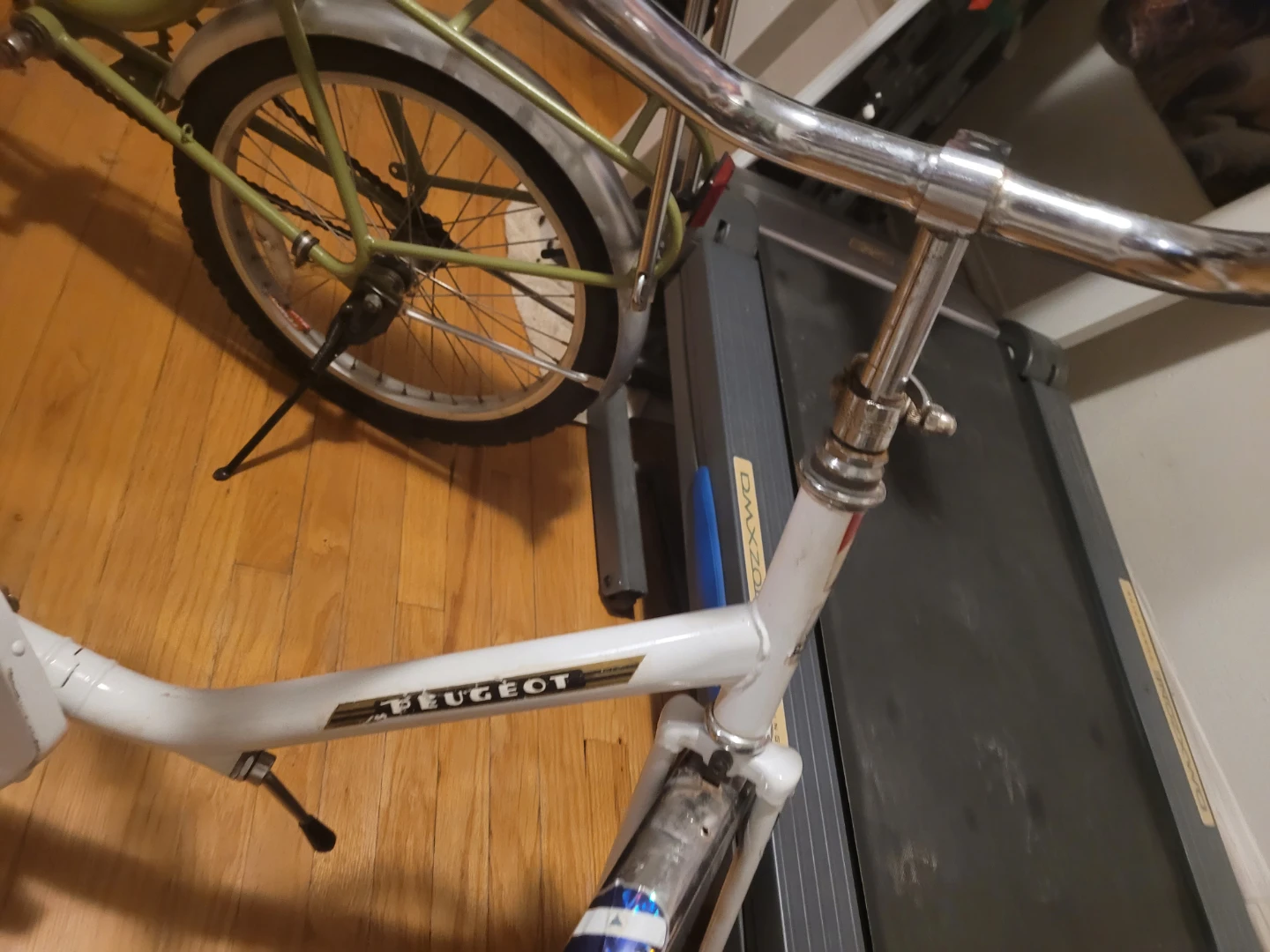 White Peugeot Folding Bicycle - photo 3