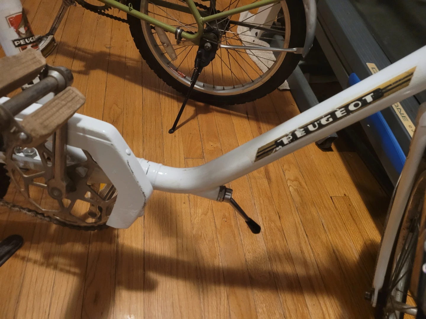 White Peugeot Folding Bicycle - photo 4