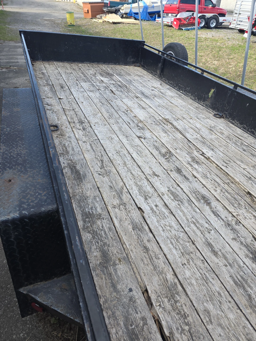 16 ft Utility Trailer with Ramp Gate