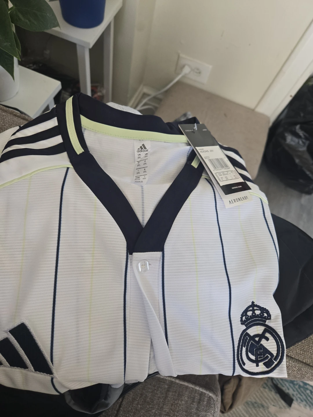 Adidas Real Madrid Jersey - 2XL