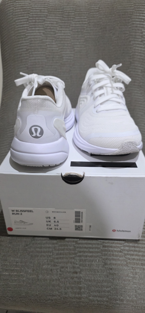 Lululemon W Blissfeel Run 2 White Women's Running Shoes Size 8