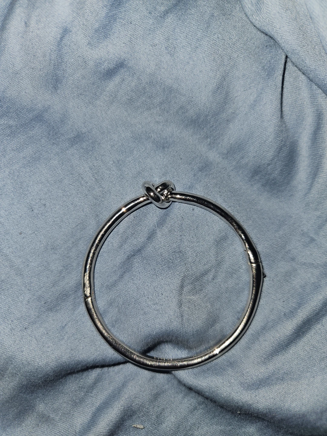 Kate Spade New York Silver Knot Bangle Bracelet