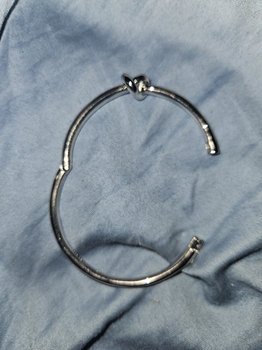Kate Spade New York Silver Knot Bangle Bracelet - photo 2