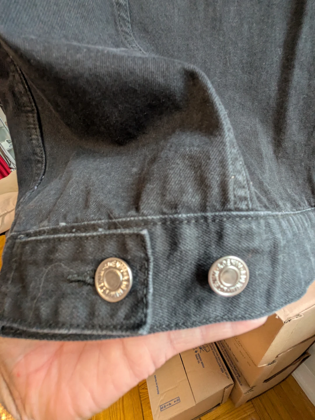 Black Denim Jacket - & DENIM - photo 3