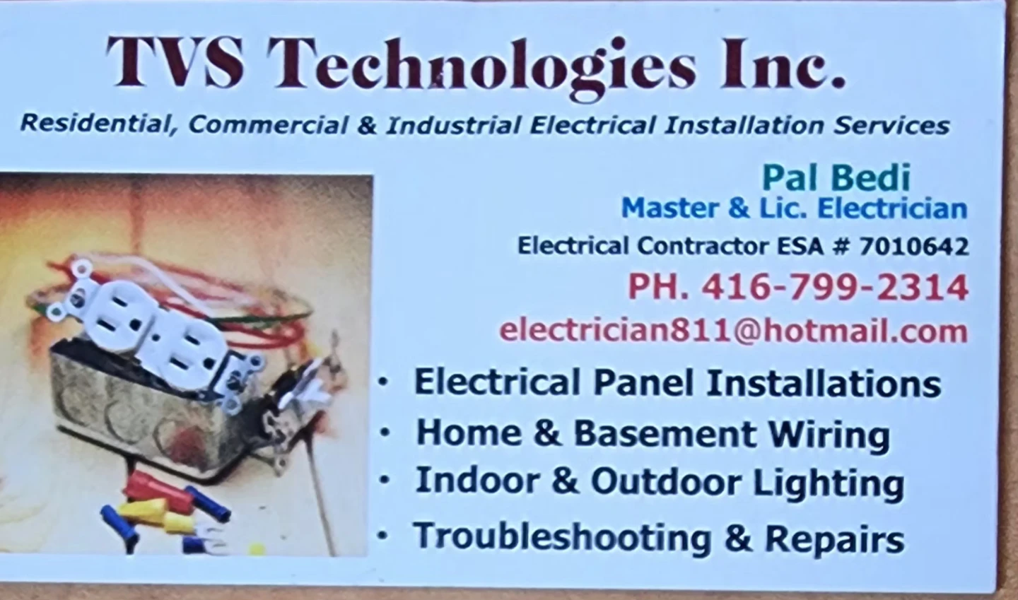Certified Quality Electrical service in GTA