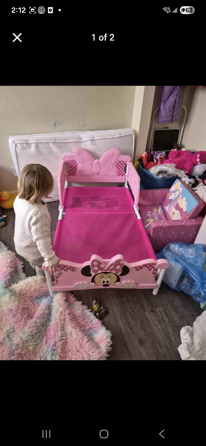 Minnie Mouse Toddler Bed