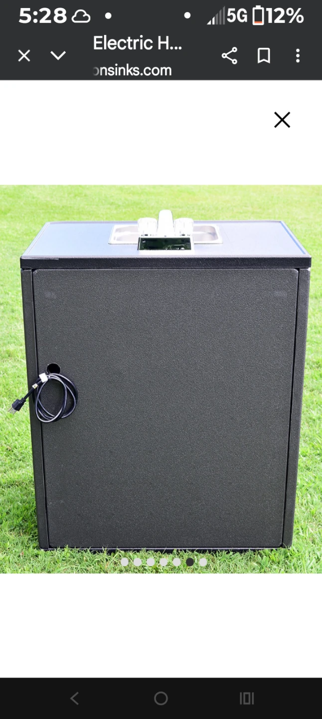 Commercial Portable Sink with Water Heater and Soap Dispenser - photo 2