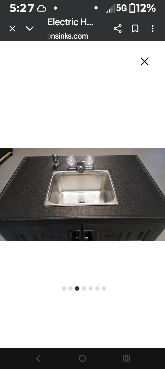 Commercial Portable Sink with Water Heater and Soap Dispenser - photo 4