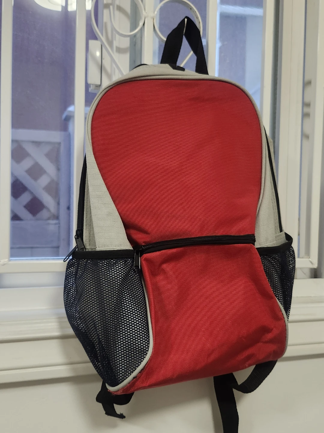 Red and Grey Backpack - photo 3