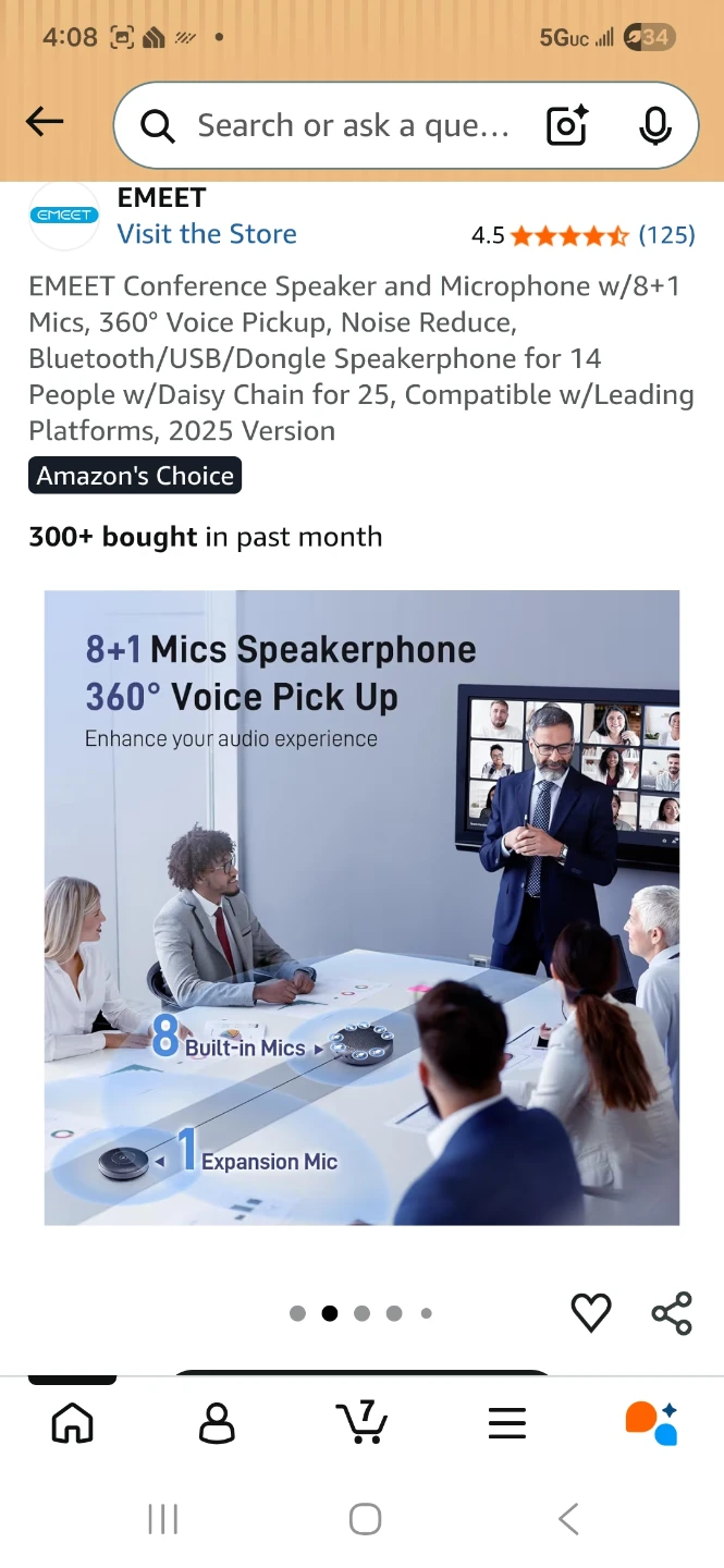 EMEET OfficeCore Luna Plus Meeting Kit Conference Speakerphone - photo 2