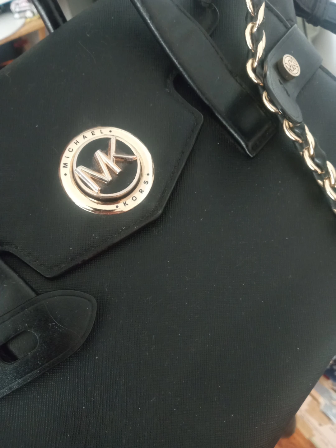 Michael Kors Black Leather Satchel Handbag - photo 4