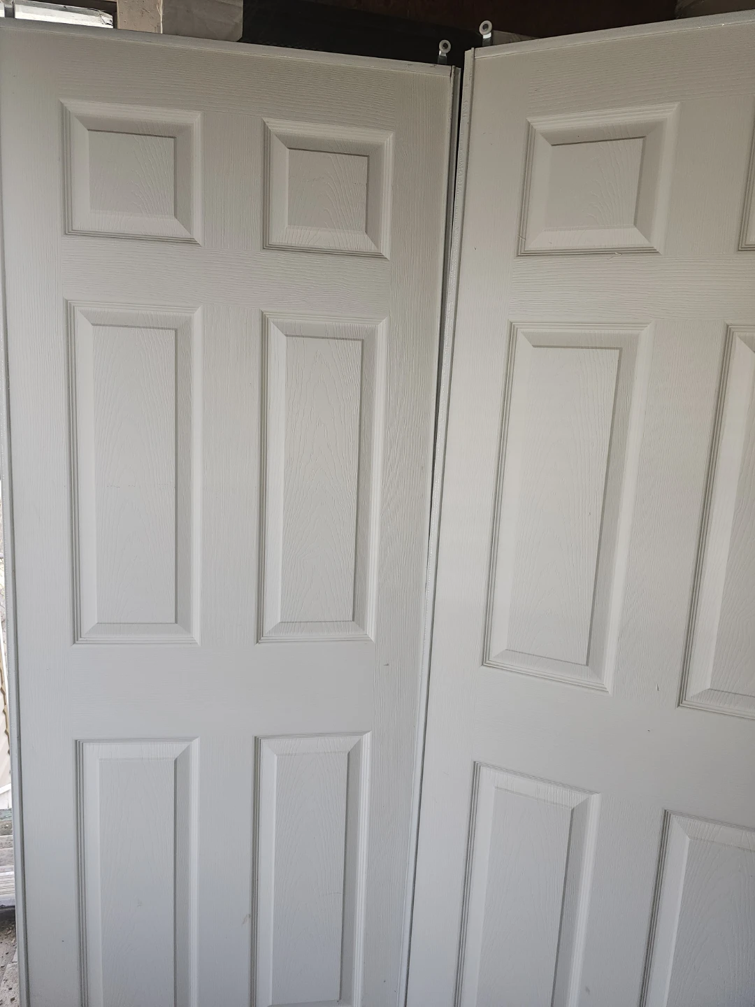 White Interior sliding closet Doors - Set of 2 - photo 3