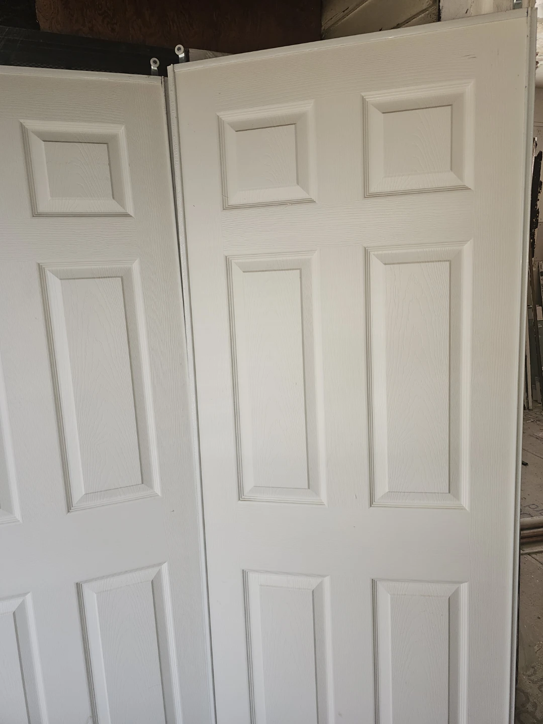 White Interior sliding closet Doors - Set of 2 - photo 5