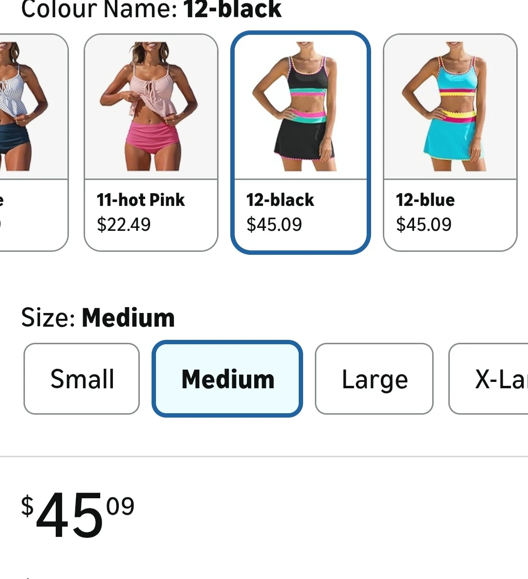 🌱 Womens Tankini Swimsuit with Shorts Skirt - Size M - photo 5