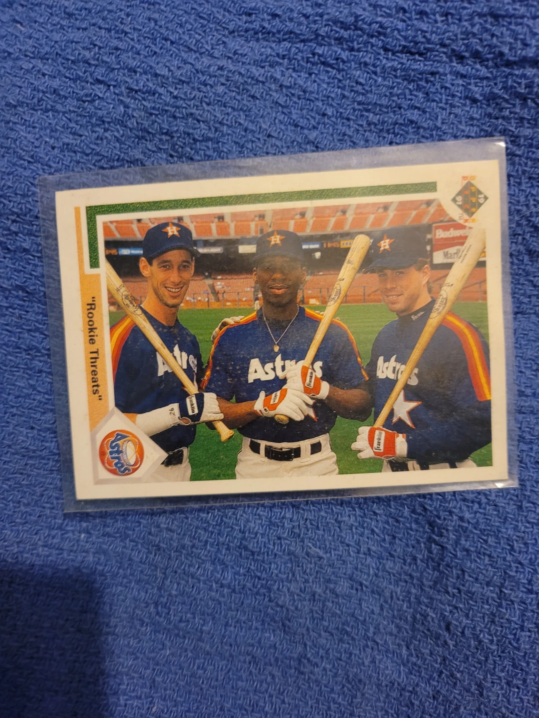 1991 Upper Deck "Rookie Threats" Luis Gonzalez, Rhodes,  Bagwell - photo 2