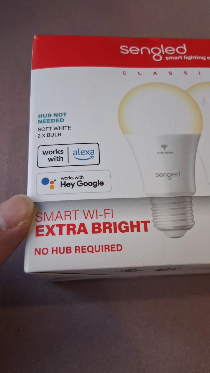 E26 Smart WIFI Bulb x 2, 100W, 1500Lm, 2700K, Alexa, Hey Goggle - photo 3
