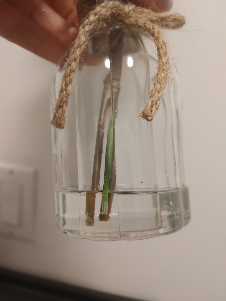 Decorative Faux Flower Arrangement in Glass Vase - photo 5