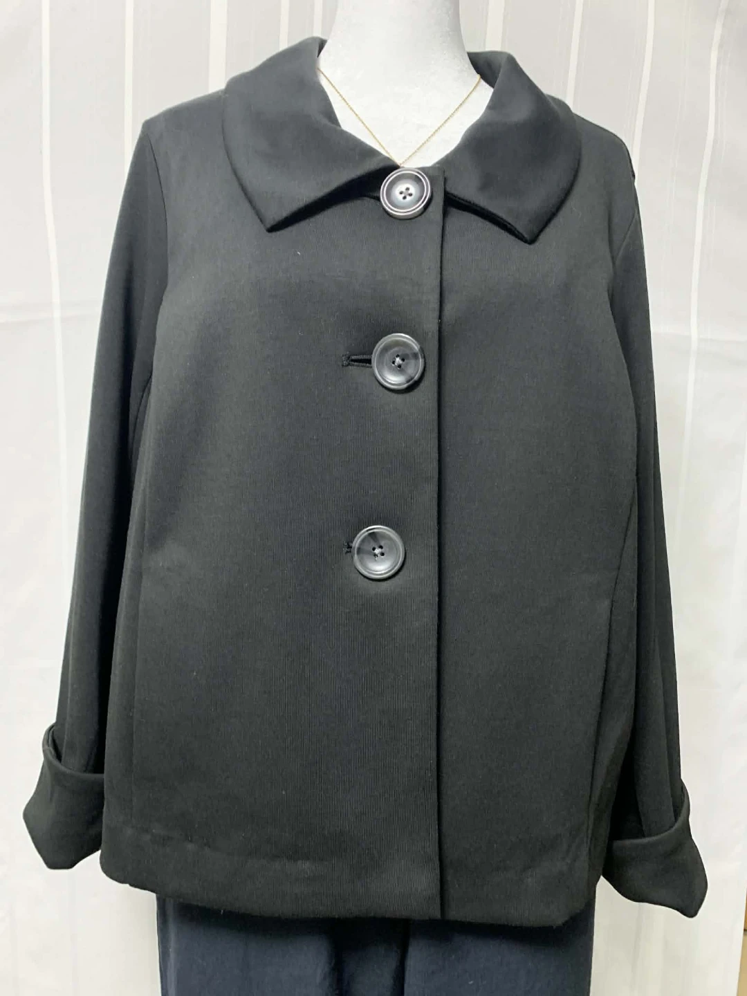 George Black Cropped Jacket - photo 3