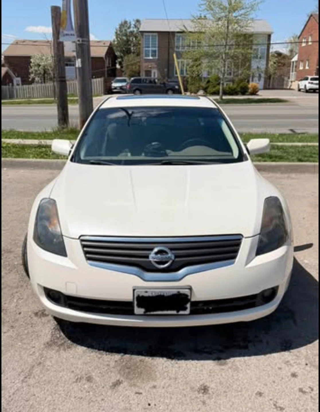 White Nissan Altima 2.5 SL Sedan - photo 3