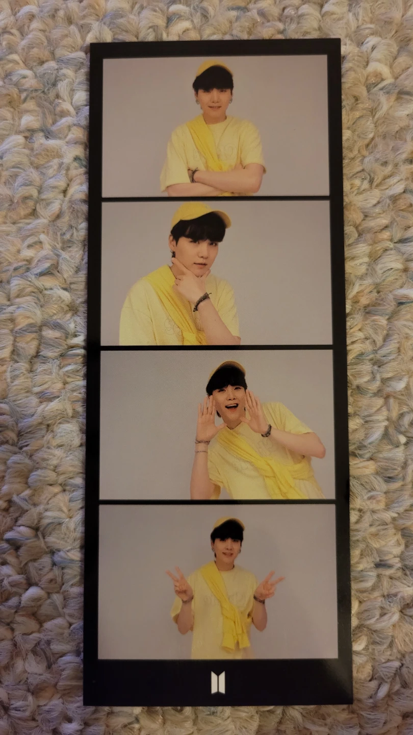 BTS Suga Photo Strip