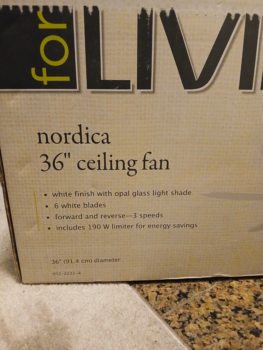 🆕️6-blade ceiling fan with lighting - photo 2