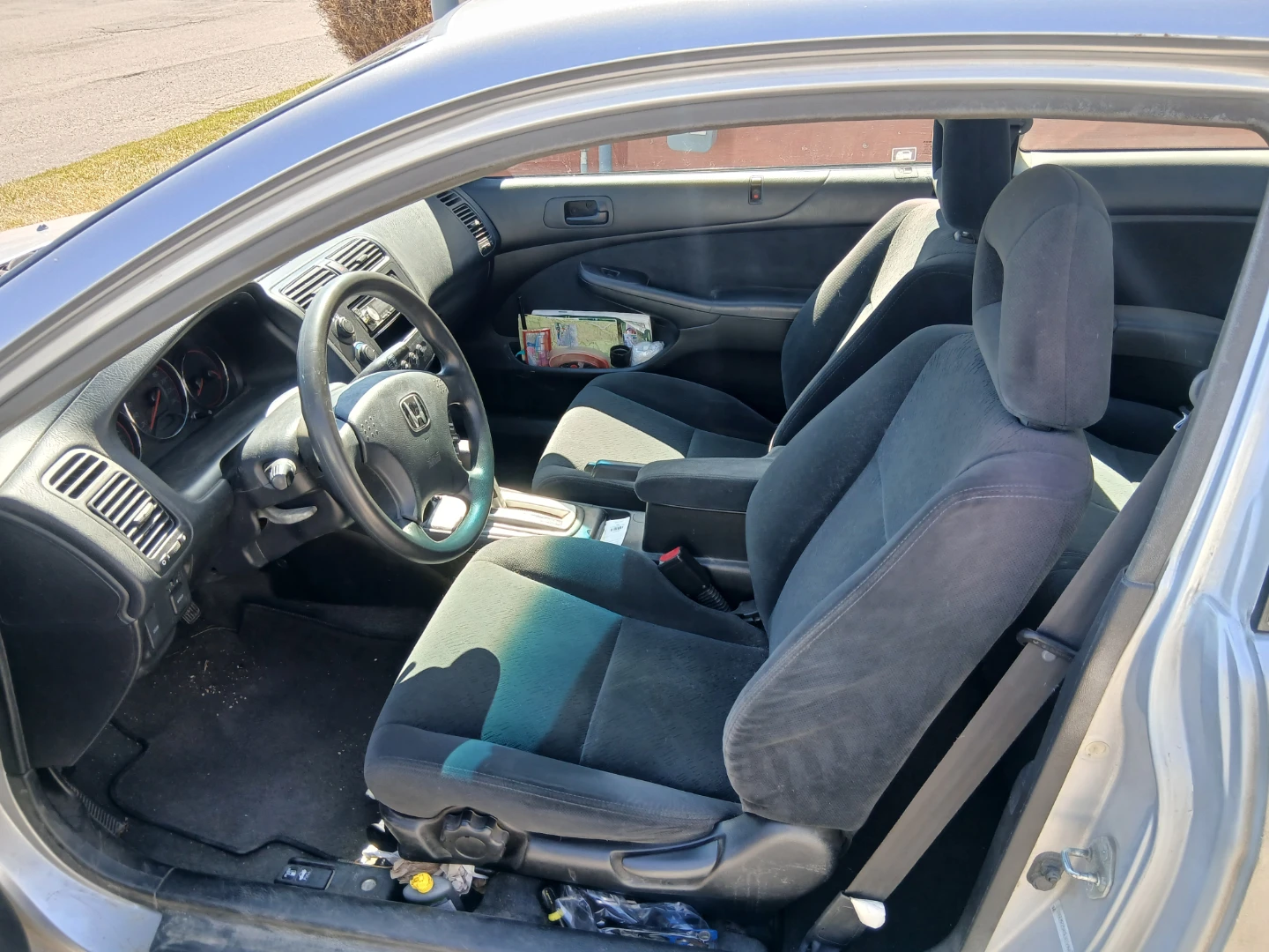 Silver 2003 Honda Civic Coupe - photo 4