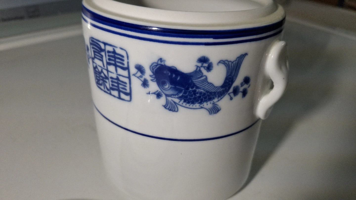 Lidded Container with Koi Fish Design 🐠🐡🫙 - photo 3