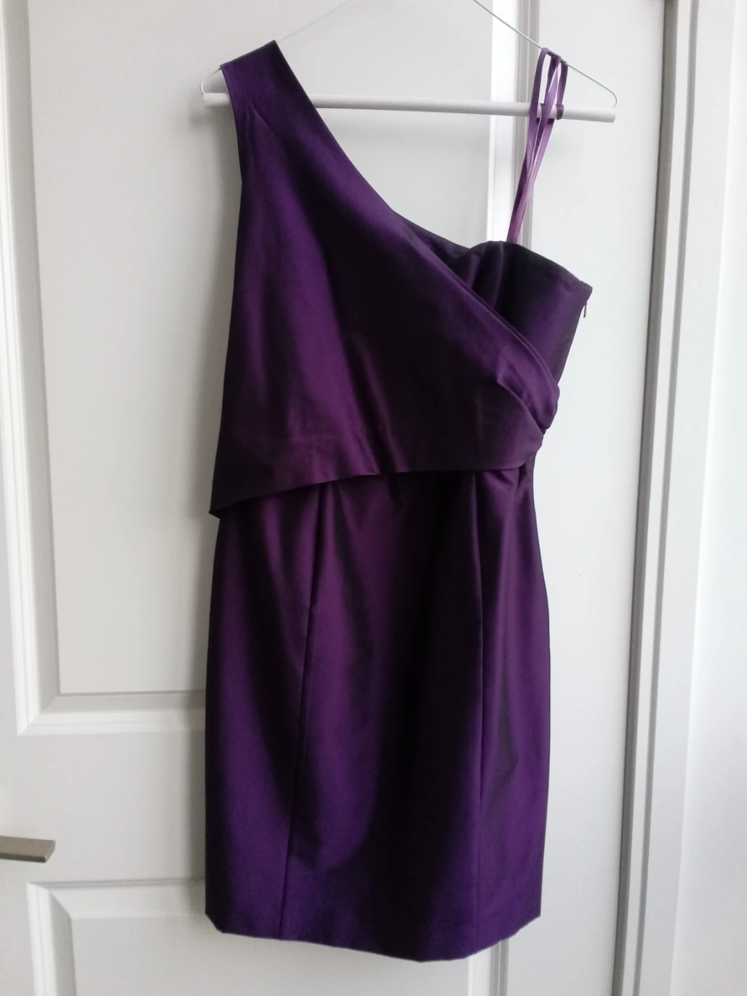 Jones New York Purple One-Shoulder Dress Size 4