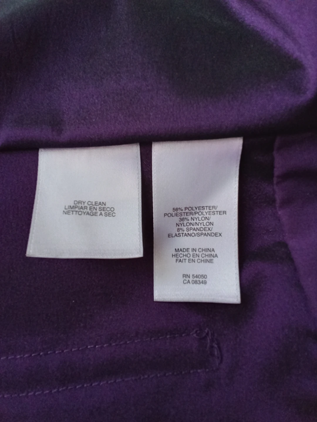 Jones New York Purple One-Shoulder Dress Size 4 - photo 3