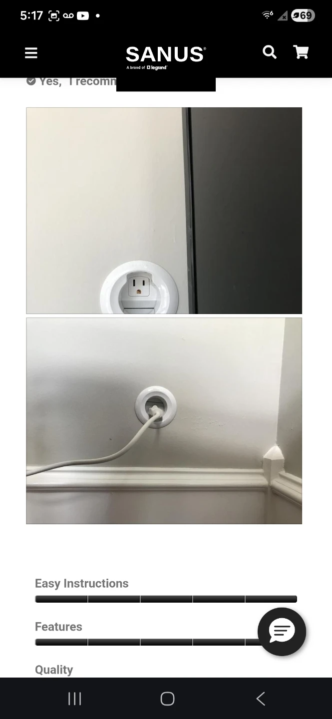 SANUS In-Wall Power & Cable Management Kit - photo 5