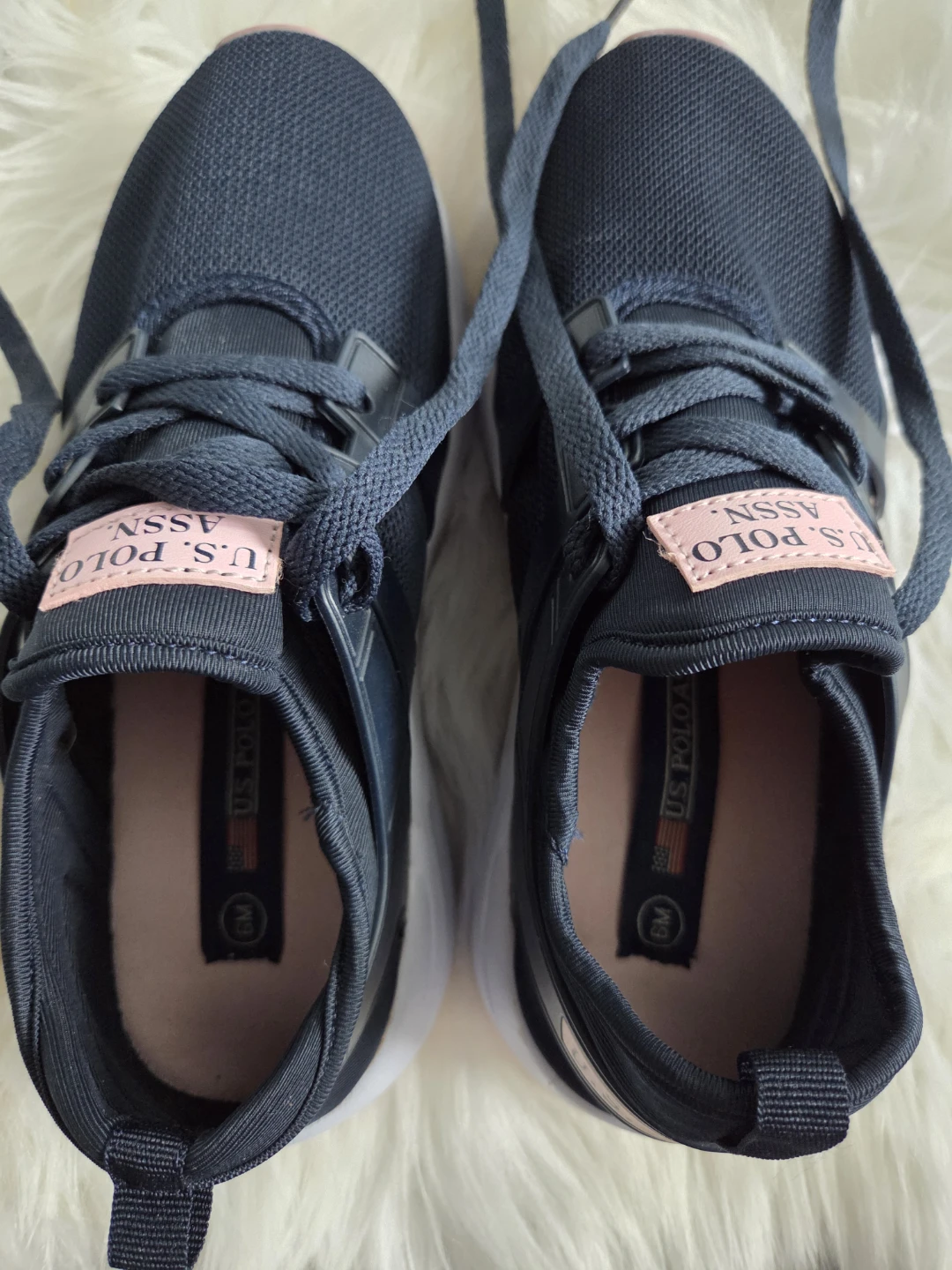 U.S. Polo Assn. Women's Navy Blue & Pink Sneakers - photo 3
