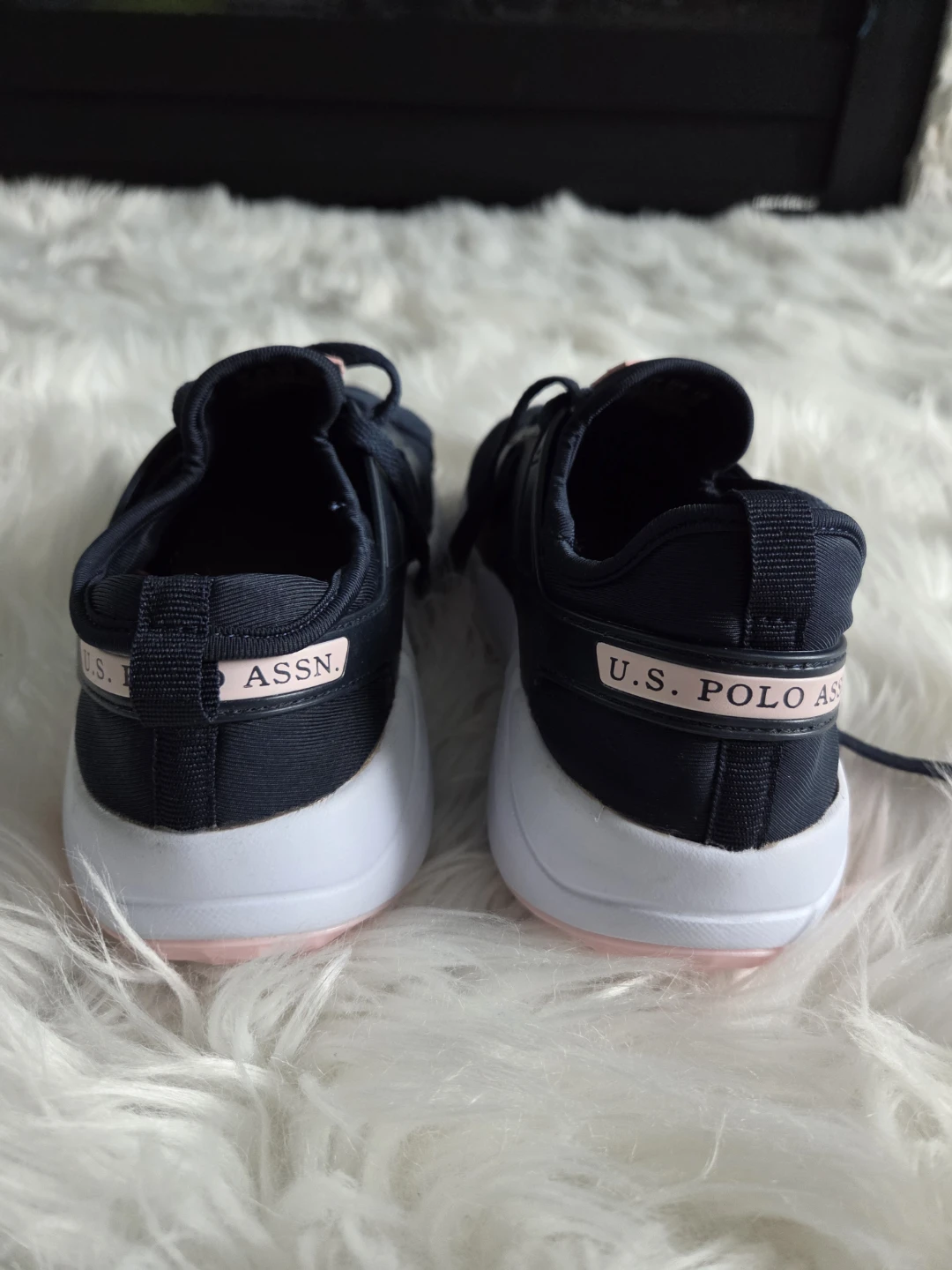 U.S. Polo Assn. Women's Navy Blue & Pink Sneakers - photo 5