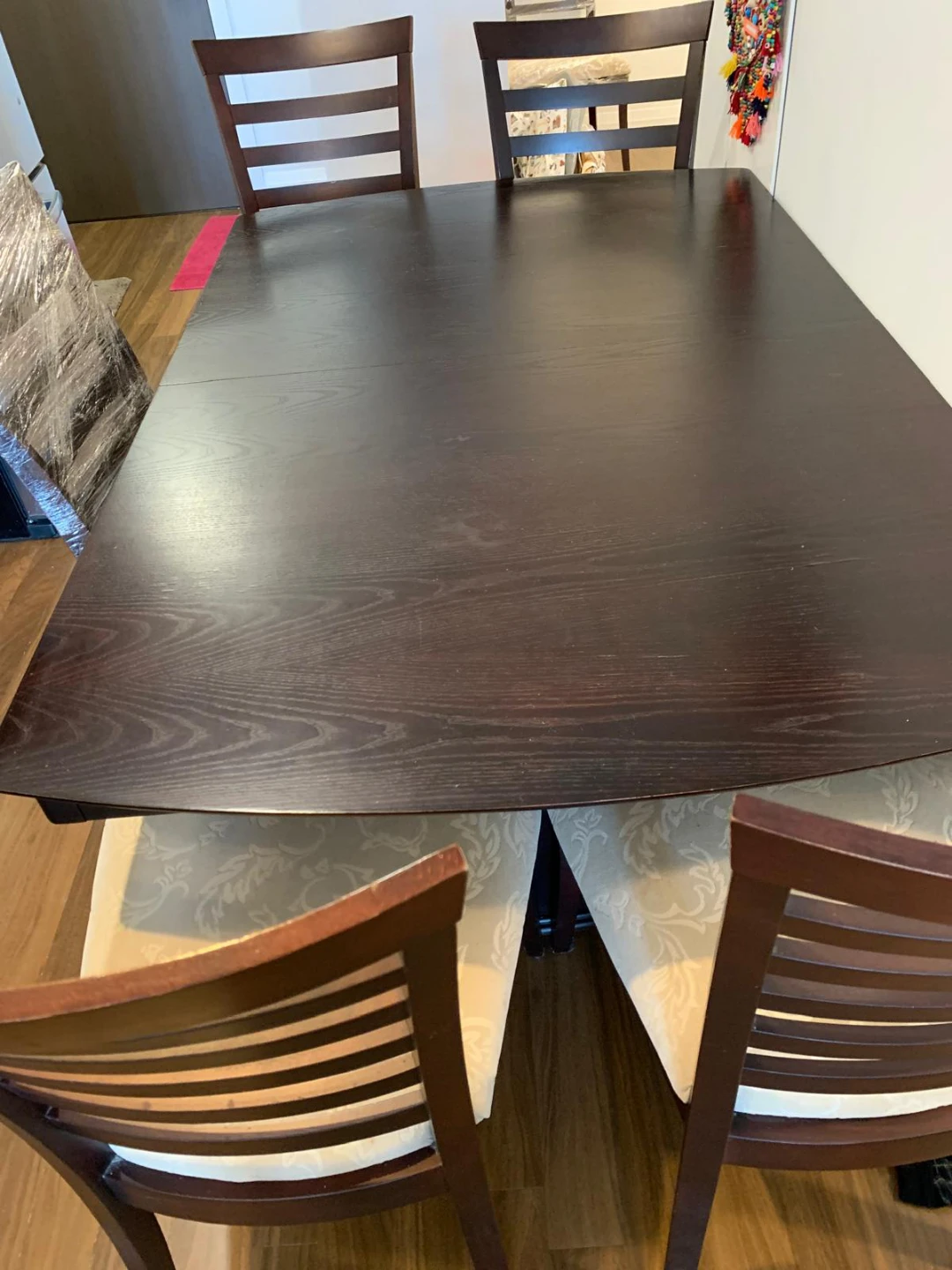 Dark Wood Dining table without chairs - photo 3