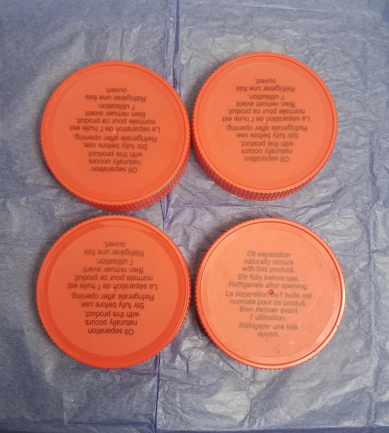 Set of 4 Clear Plastic Jars with  Lids - photo 5