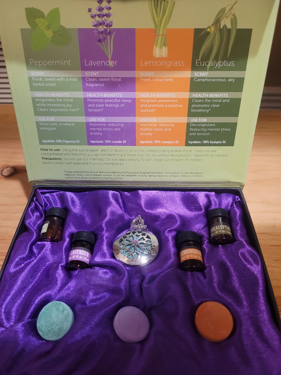 Essential Oil Necklace & Pendant Set 🌱