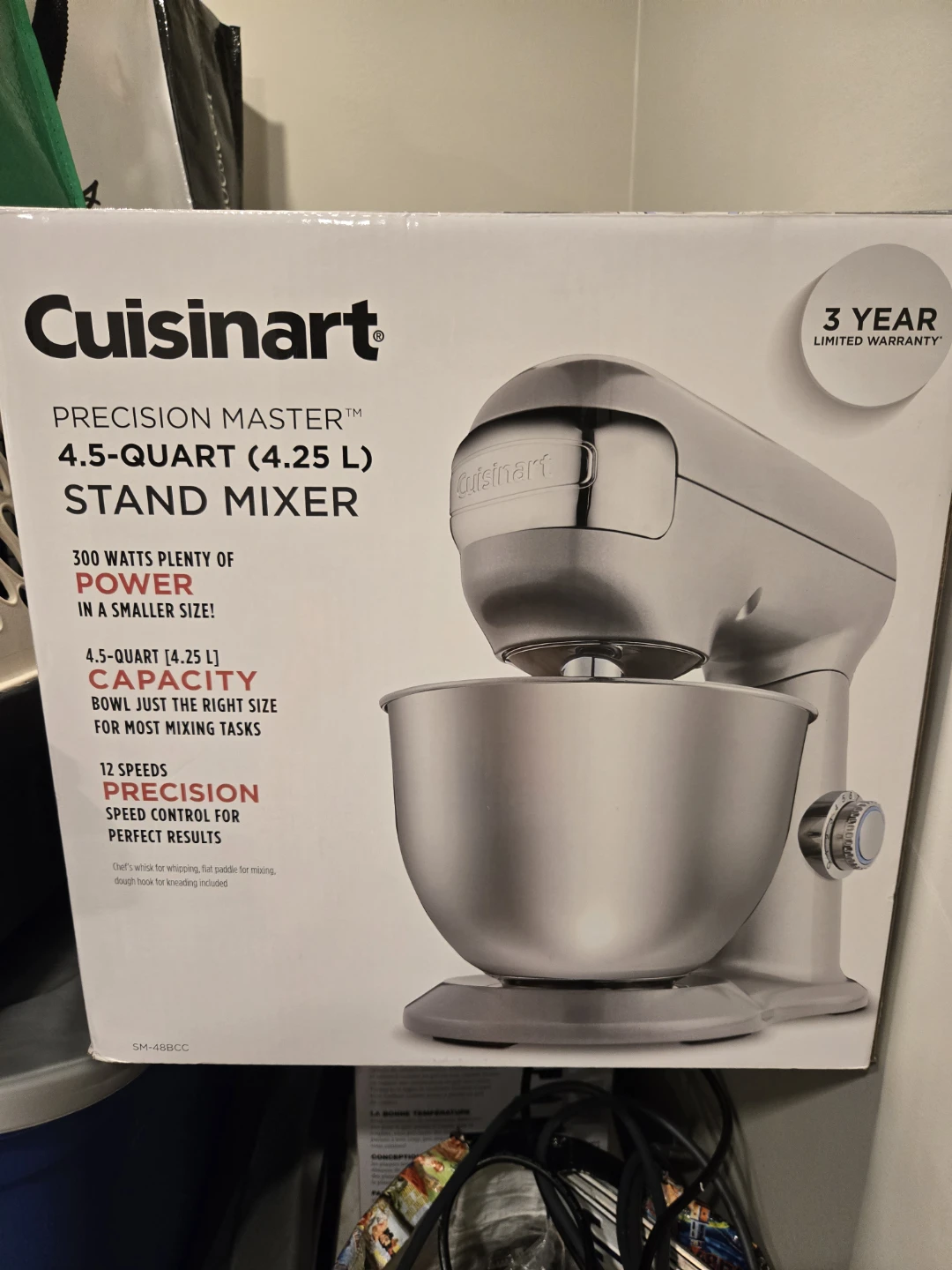 Cuisinart Precision Master 4.5-Quart Stand Mixer - Silver
