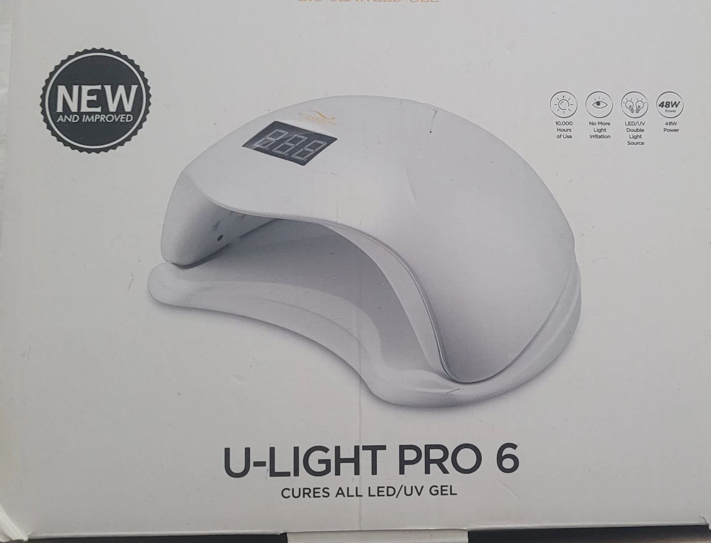 Bio Seaweed Gel U-Light Pro 6 LED/UV Nail Lamp