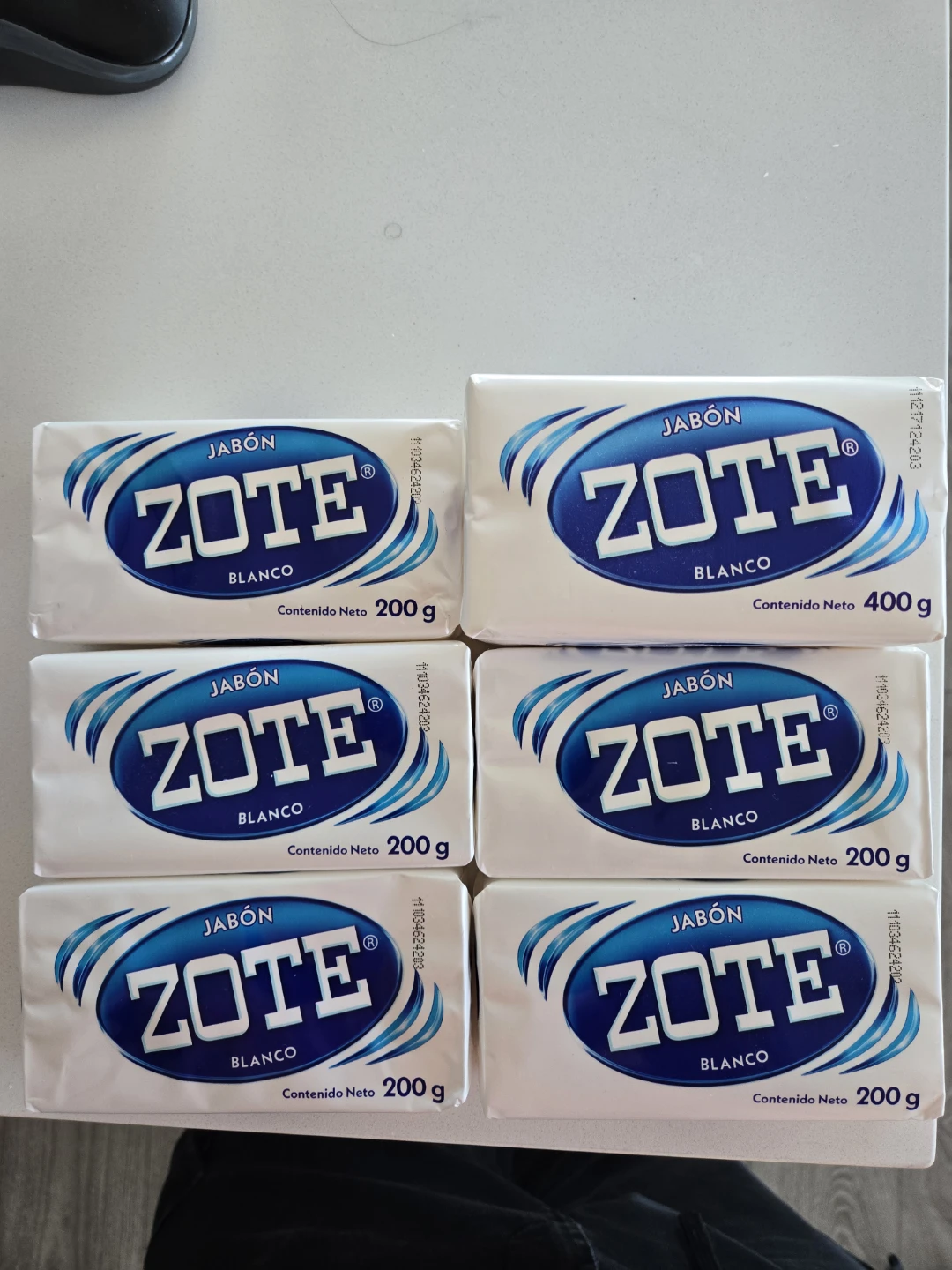 Zote Blanco Laundry Soap Bars - 200g (6 Bars)
