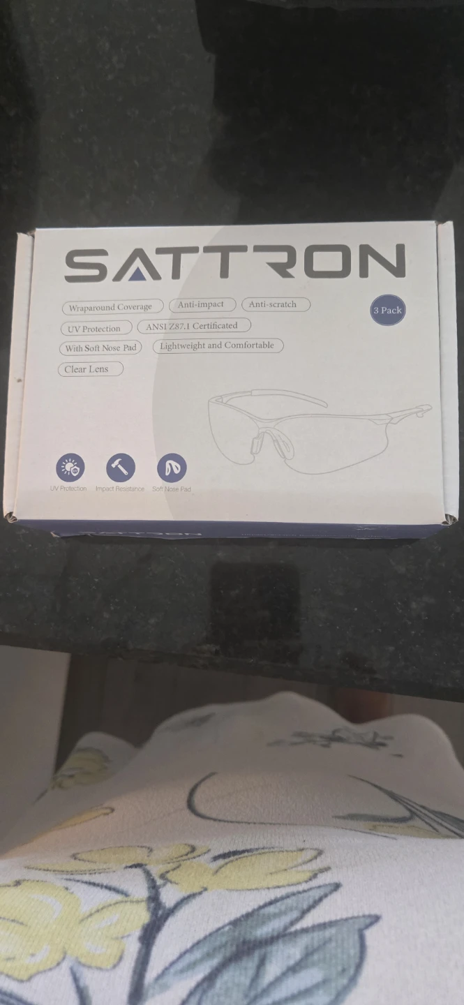 Sattron Safety Glasses - 3 Pack